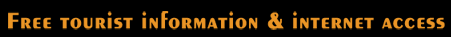 Free tourist information & internet access